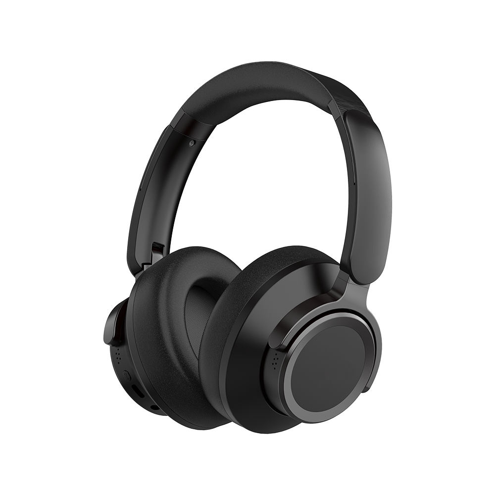 Bluetooth 6.0 ANC Foldable Earphones, 75H Playtime LHDC 5.0 USB-C, -35dB Noise Cancelling Wireless Headphones with Mic